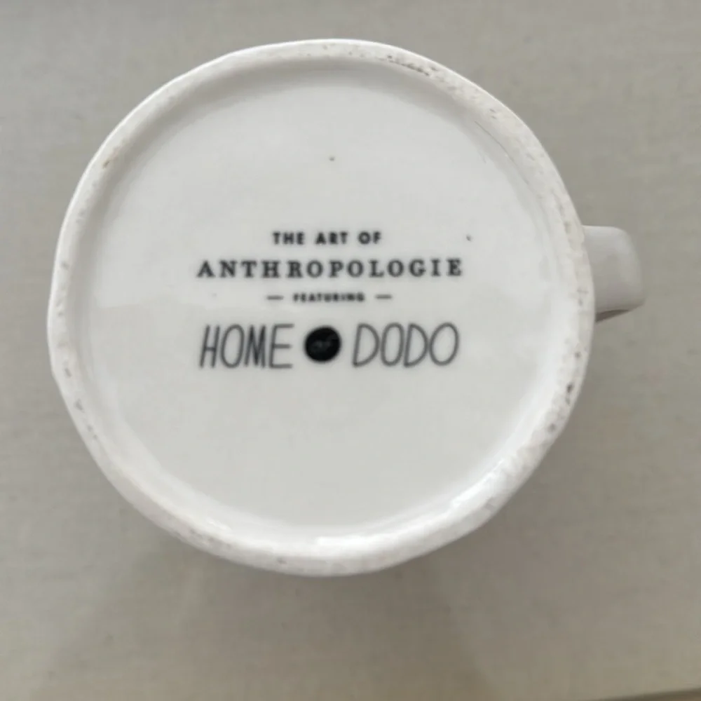 Anthropologie Peach Moth Mug butterfly Home Dodo anthro Drawer 5 - Picture 5 of 7